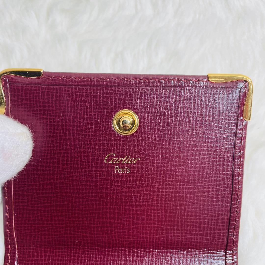 Cartierカルティエ　マストライン　コインケース　箱付　財布 小銭入れ Cartier - □新品□未使用□ Cartier カルティエ マストライン