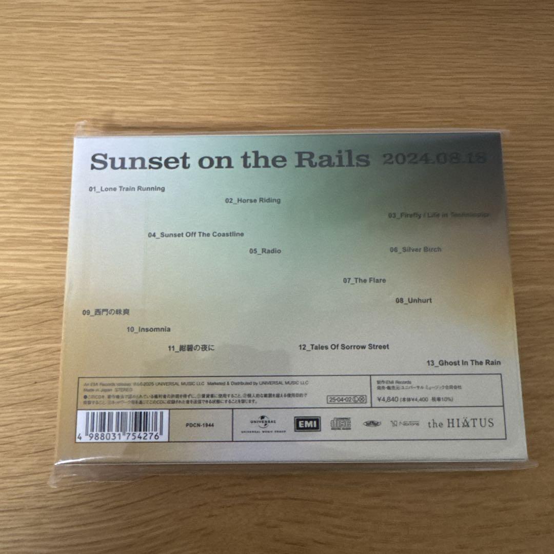 the HIATUS/Sunset on the Rails 2024 未開封