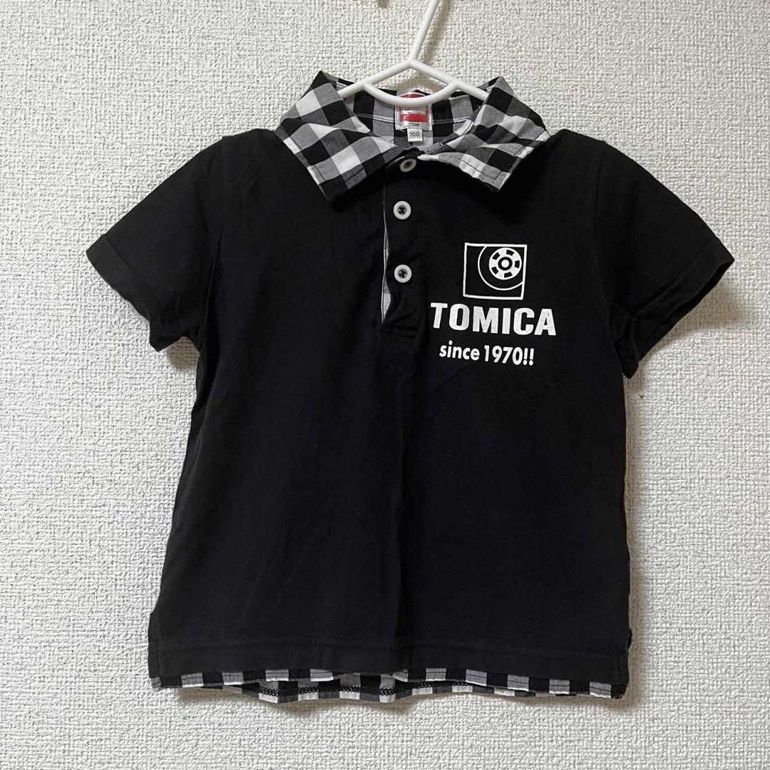 美品 トミカ トップス 100cm 半袖 夏服 キッズ 男の子 - メルカリ