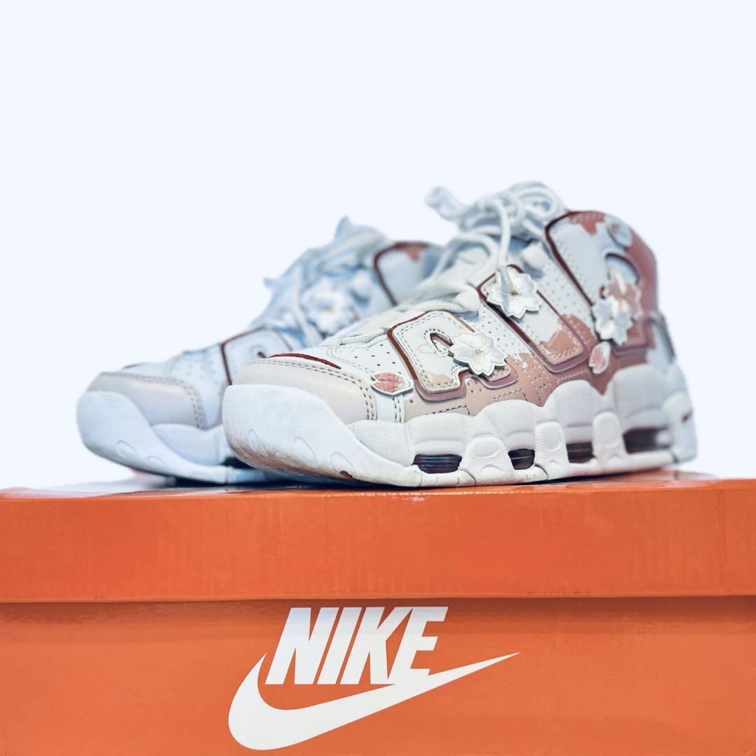 Nike 桜 ナイキ エア モアアップテンポ カスタム