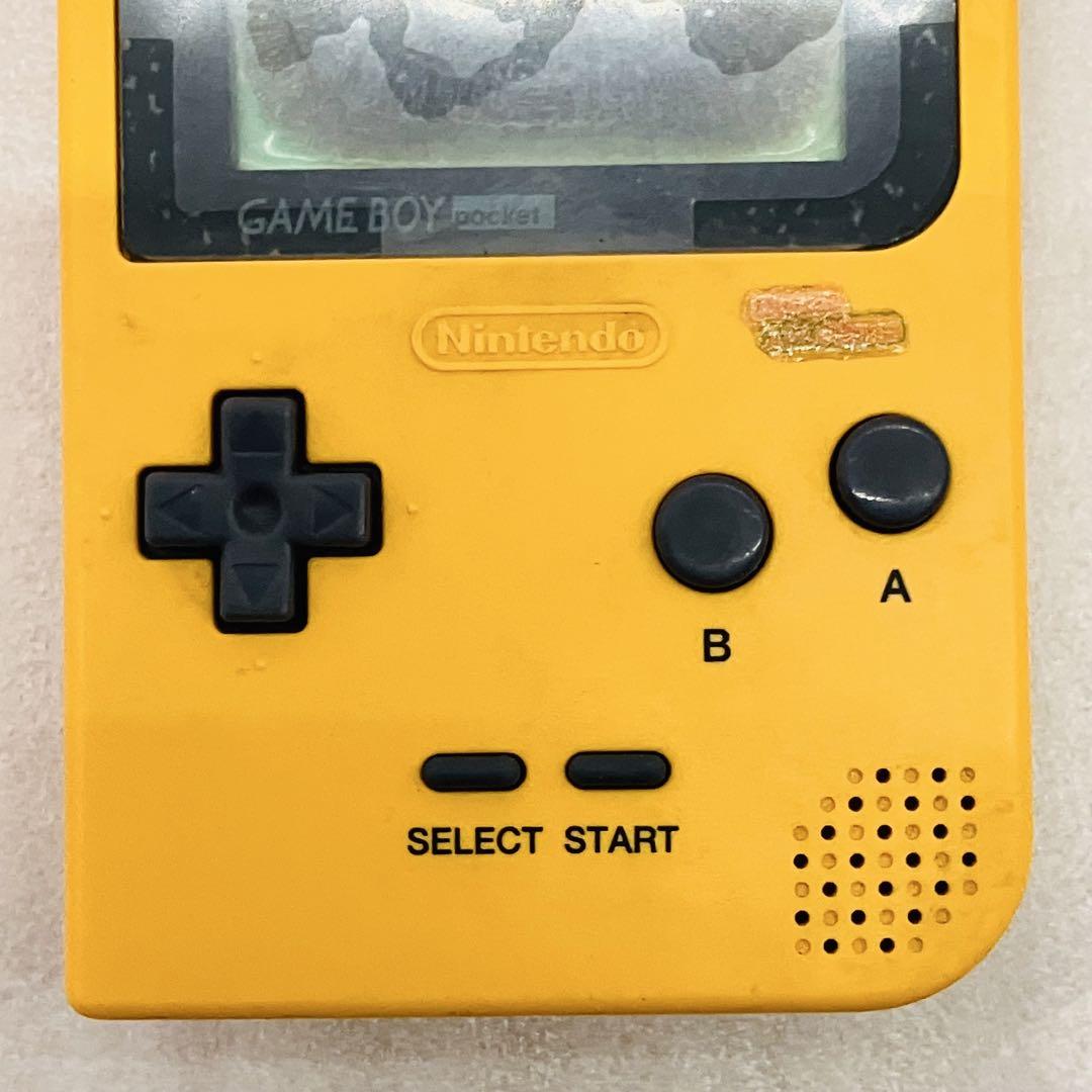 ジャンク 任天堂 ゲームボーイポケット 本体 イエロー MGB-001