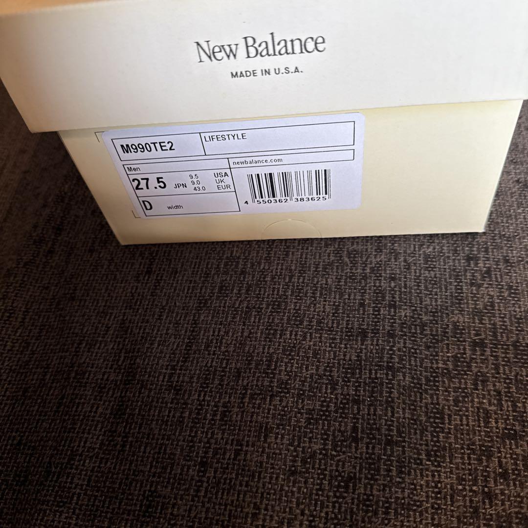 New Balance 990 V3Moonbeamベージュ/ブラック27