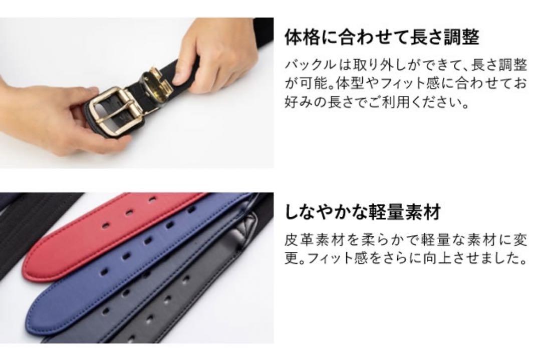 【新品未使用品】コアエナジー3 野球専用ベルト【ロイヤルブルー/シルバー】
