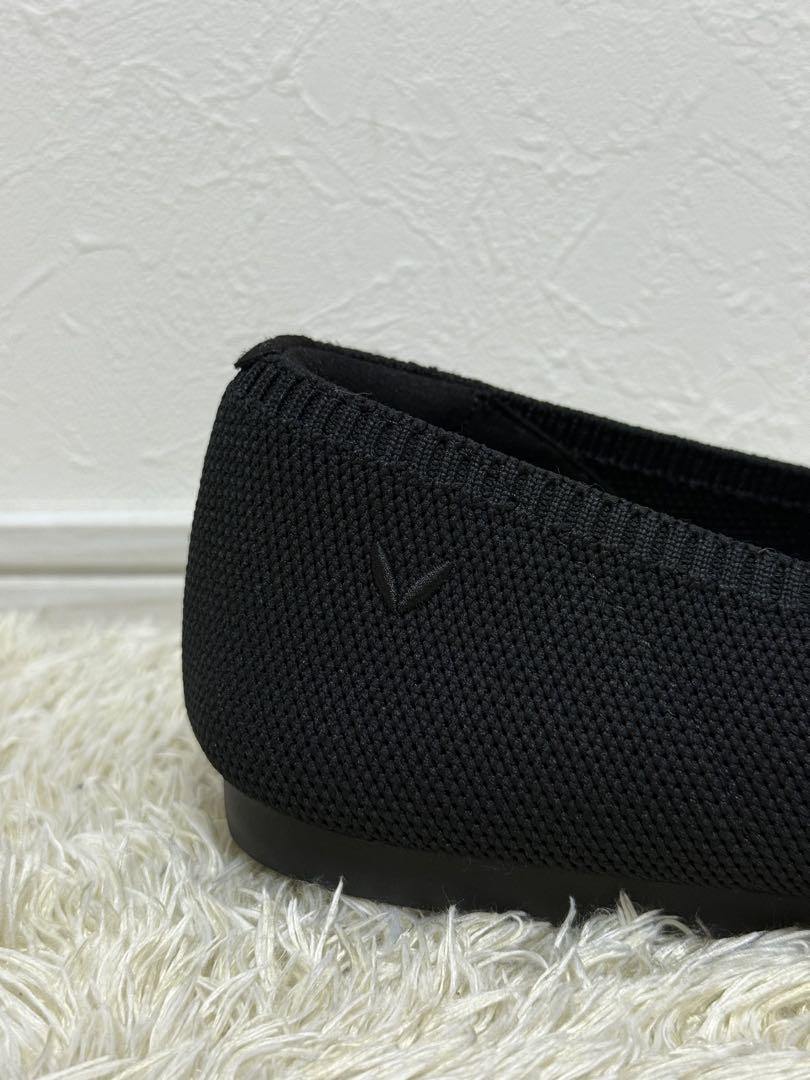 【極美品】 VIVAIA フラットシューズ　ポインテッドトゥ　超撥水 超軽量　黒