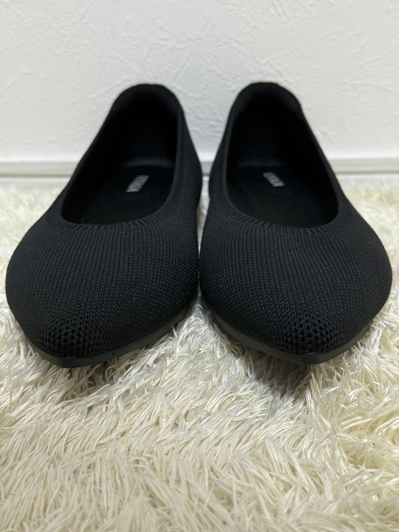 【極美品】 VIVAIA フラットシューズ　ポインテッドトゥ　超撥水 超軽量　黒