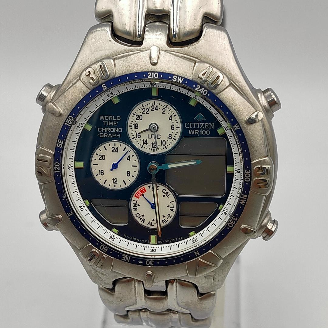 CITIZEN Promaster アナデジ 腕時計 動作未確認　W895