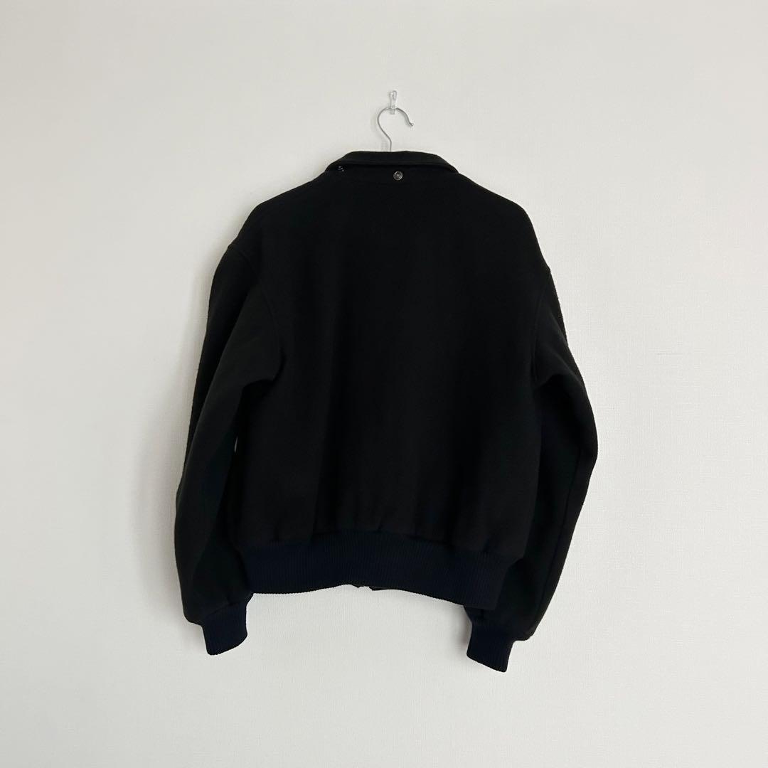 極上品 Ralph Lauren ウールジャケット ショート丈 ブラック フード