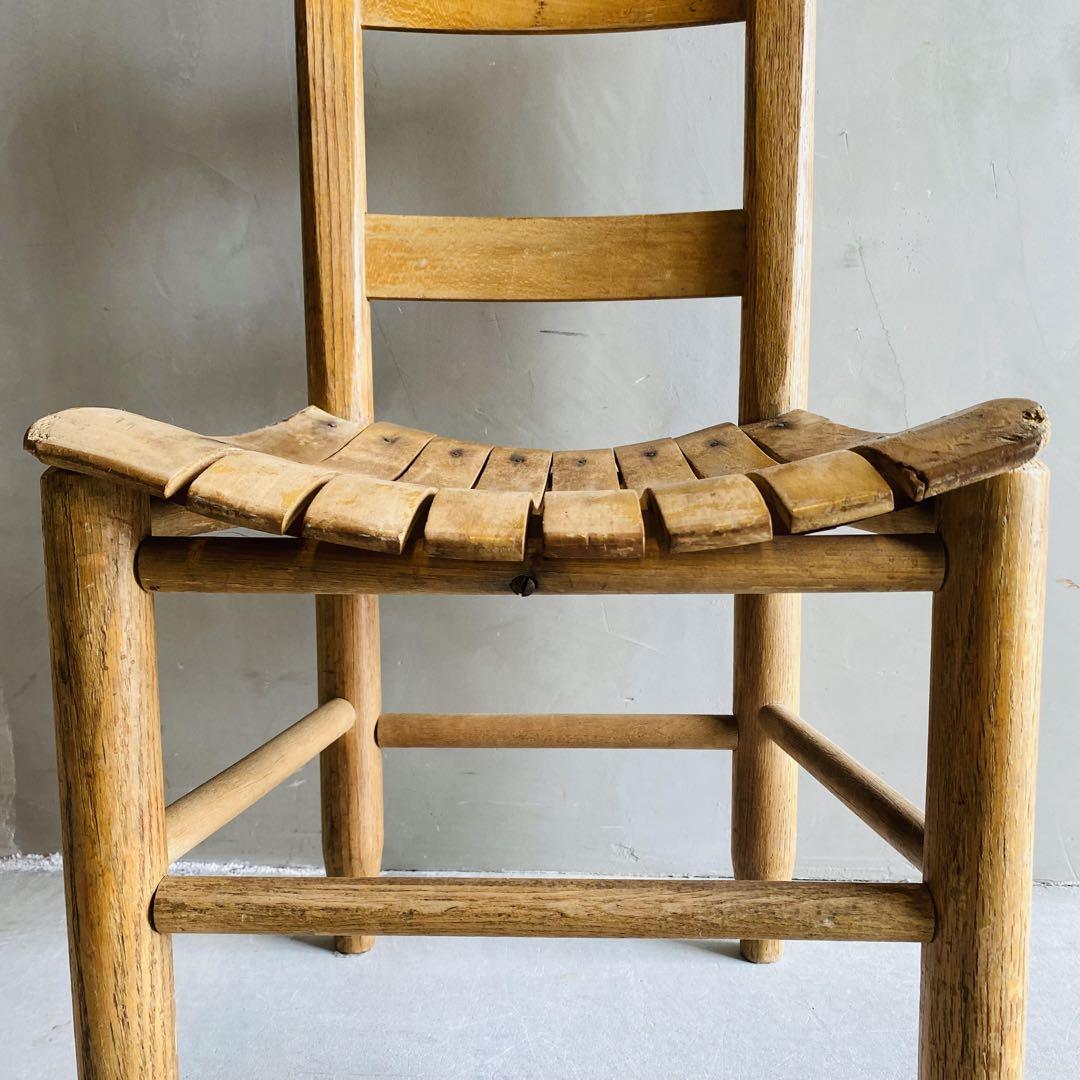 1940s-1950s vintage】school chair キッズチェア