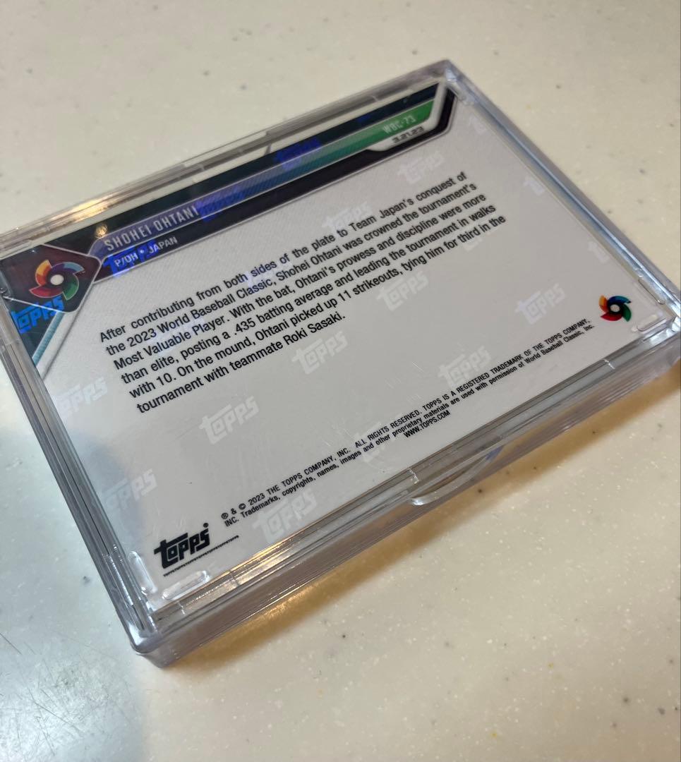 【20枚セット】大谷翔平 Topps now WBC優勝 MVP受賞記念カード