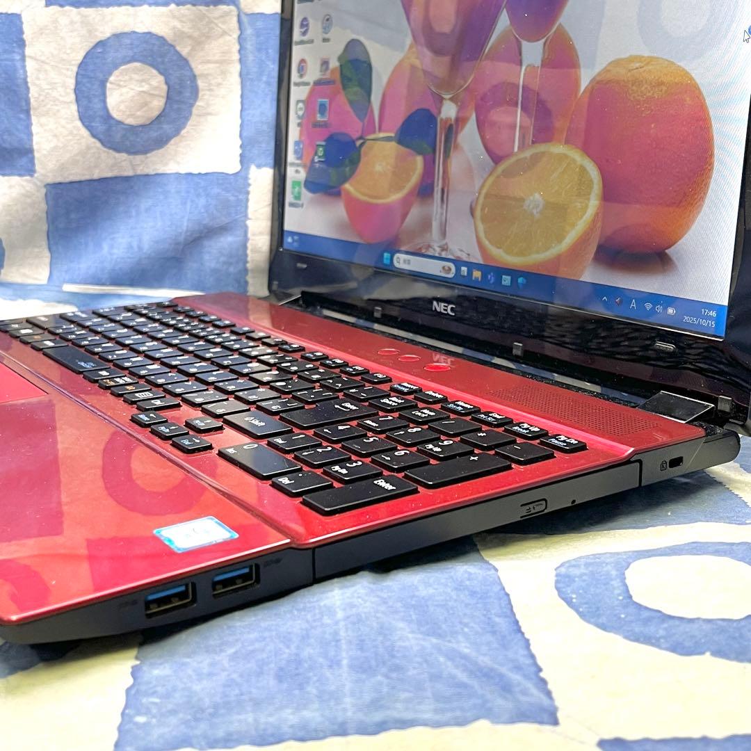 大容量HDD1TB☆大人気赤ノートパソコン♪カメラ!第7世代!Windows11 大容量HDD1TB☆大人気赤ノートパソコン♪カメラ!第7世代!Windows11