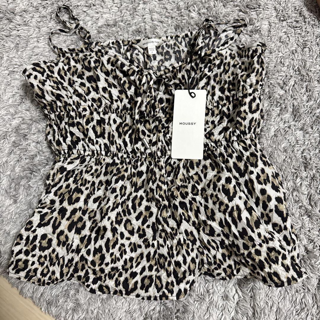 MOUSSY ヒョウ柄 キャミソール FREE