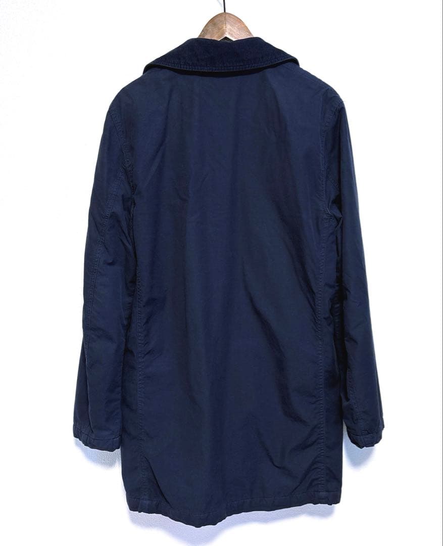 S.K.U セーブカーキユナイテッド ステンカラーコート ネイビー S S.K.U セーブカーキユナイテッド ステンカラーコート ネイビー S