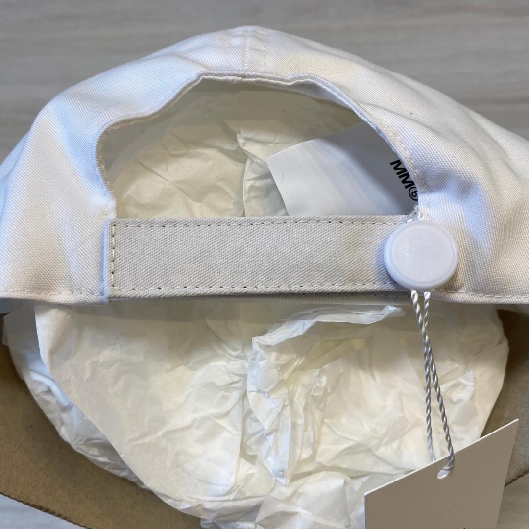 大人気 MM6 Cap White Logo 0mjvs-m54103770943 正規 お得特価