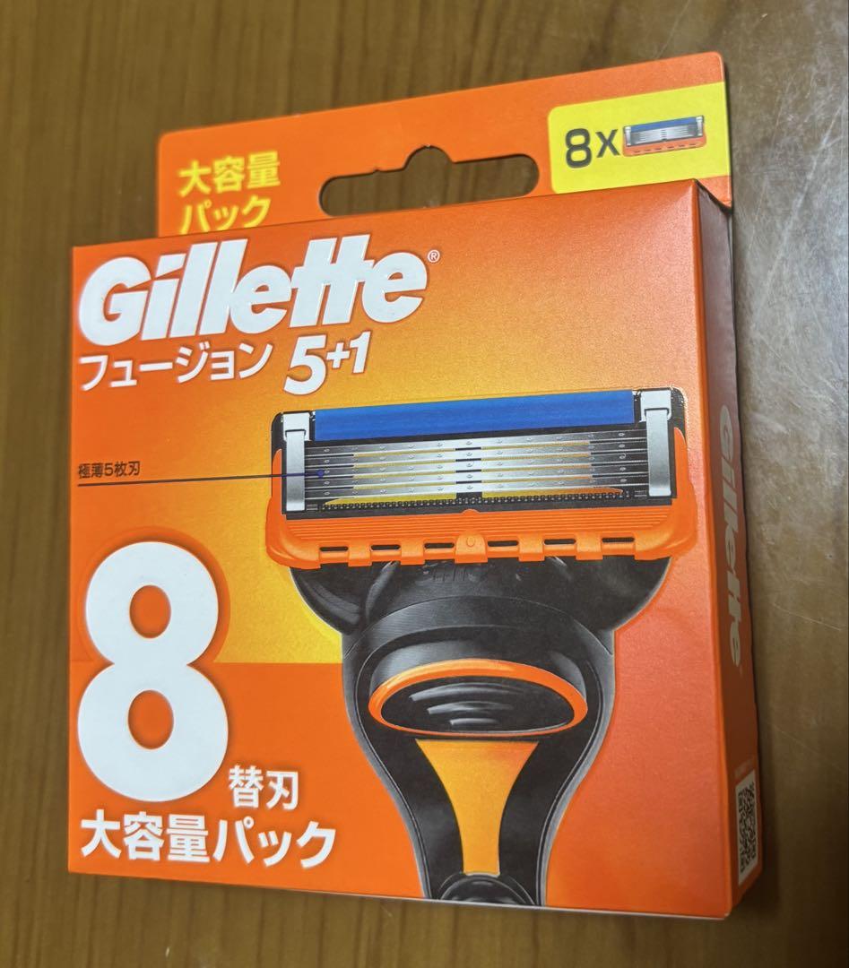 Gillette フュージョン 5+1 替え刃 8個入り - メルカリ