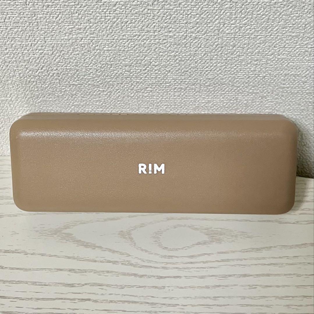 【新品】rim of jins メガネケースグレーベージュ