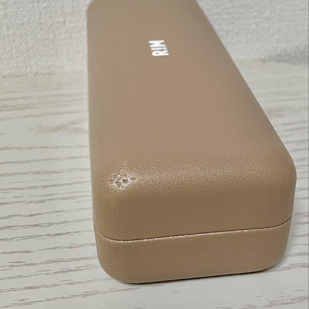 【新品】rim of jins メガネケースグレーベージュ