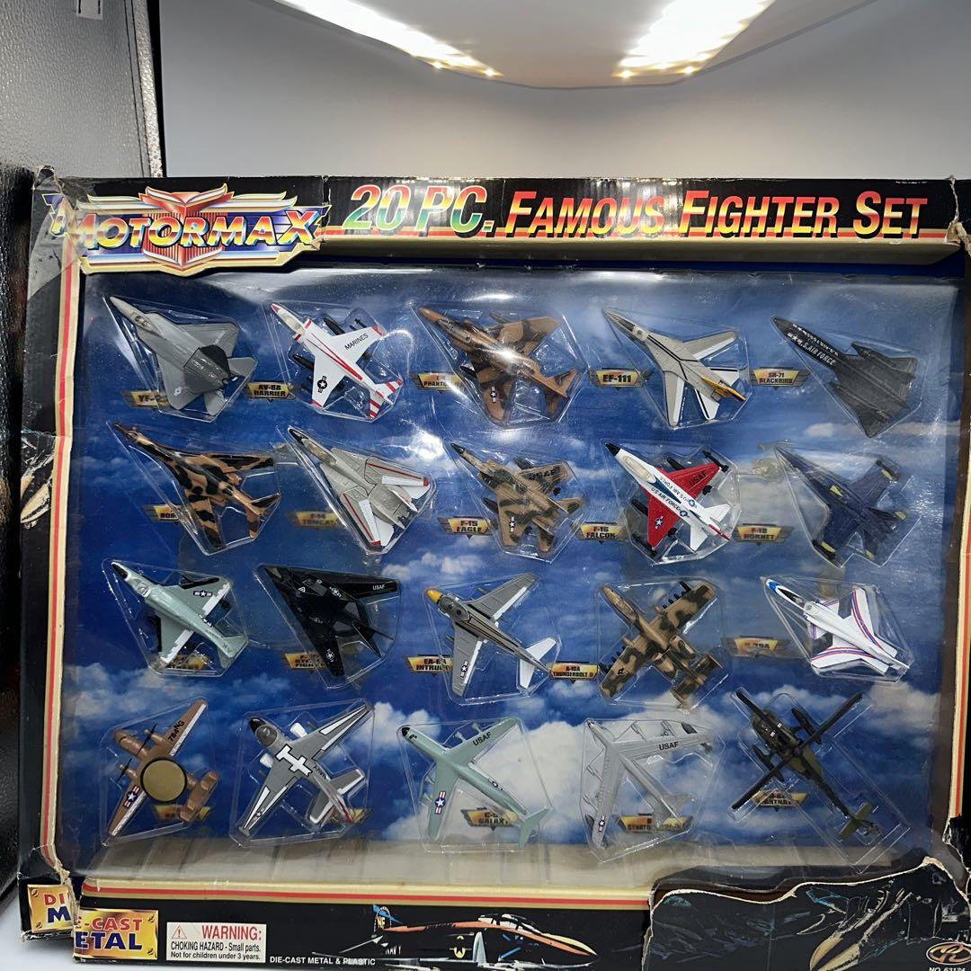 MOTORMAX 20 PC. FAMOUS FIGHTER SET箱傷破れあり