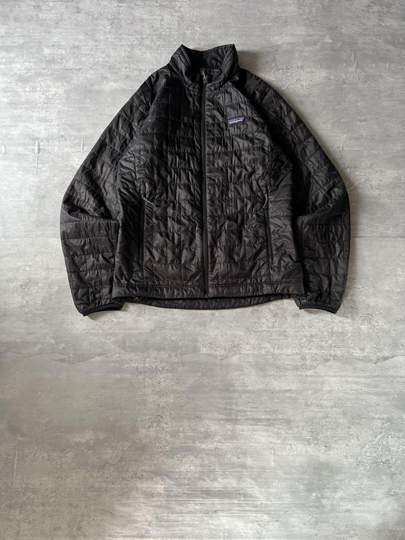【使い勝手の良い】 ナノパフジャケット】patagonia古着アウター 黒 HARU アメカジS ジャケット・アウター