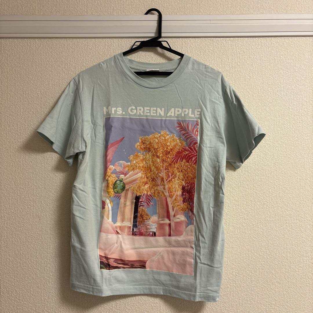 Mrs. GREEN APPLE ミセス Utopia Tシャツ ブルー M Amazon.co.jp: Mrs. GREEN APPLE アトランティス Tシャツ XL