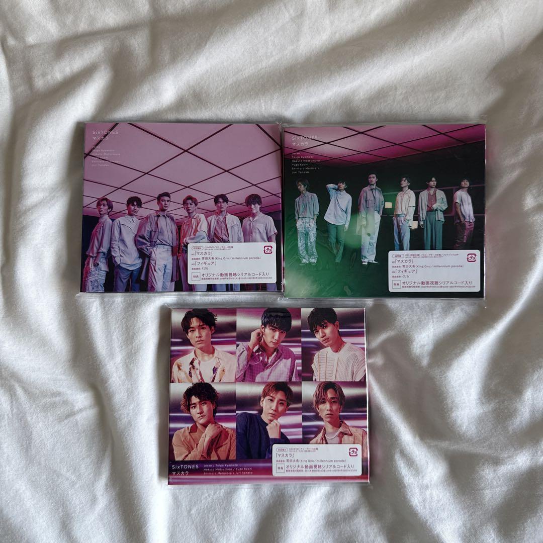 SIXTONES 1ST 原石盤・通常盤 アルバム マスカラ3形態