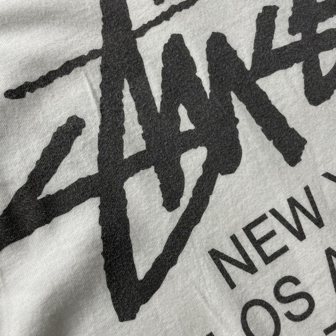 Stussy L/S Tee World tour white Mexico L