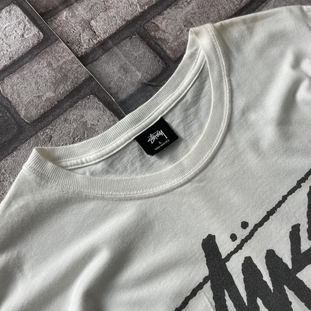 Stussy L/S Tee World tour white Mexico L