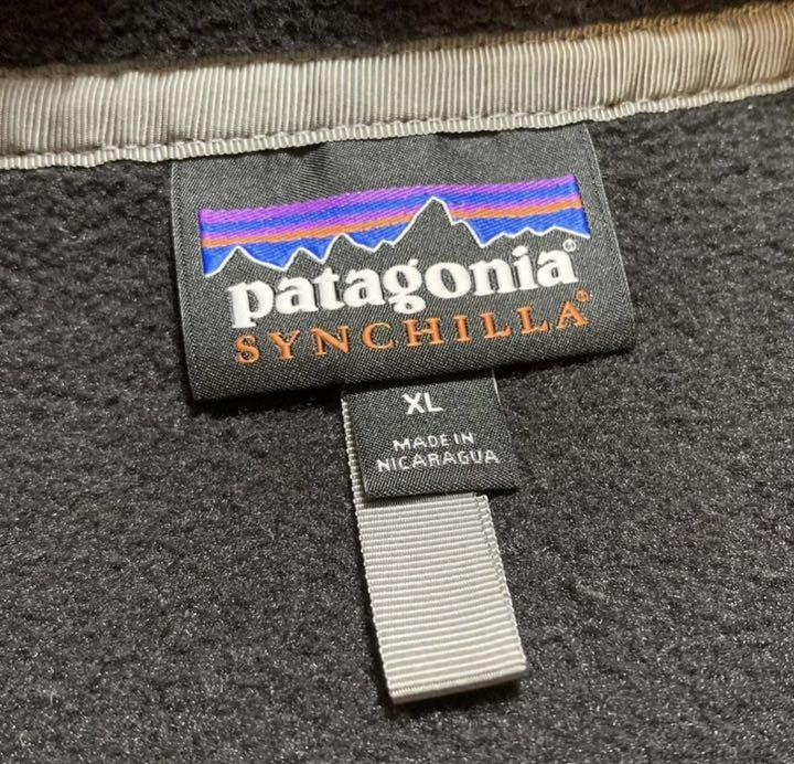 patagonia シンチラスナップt 黒XLsynchilla D3Eaw-m54114203226 パタゴニア 超歓迎人気