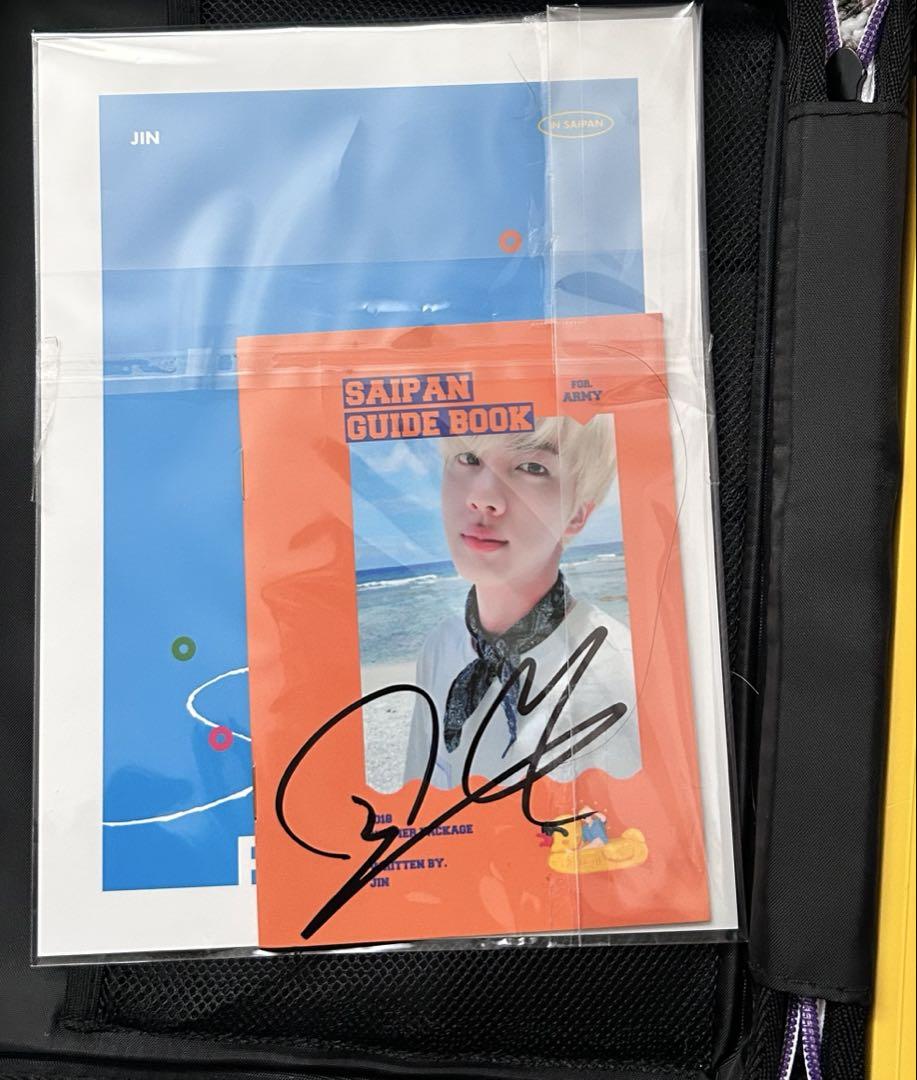 BTS全員直筆サインseasongreeting2018ランダムJIN抜け無し