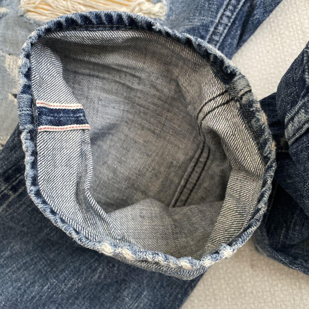FULL COUNT ヴィンテージ加工　デニムパンツ W30 FULL COUNT ヴィンテージ加工 デニムパンツ W30 - メルカリ