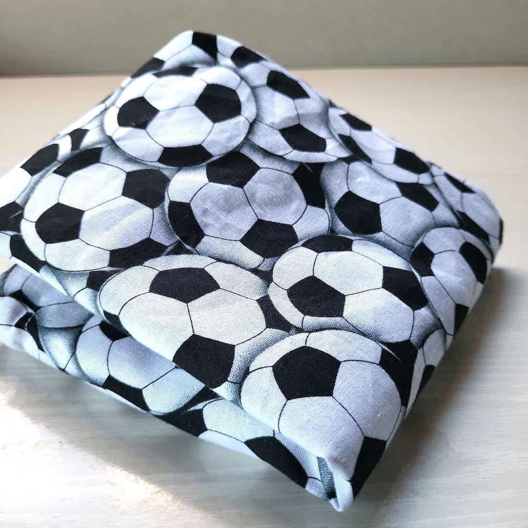 手作り　体操服　着替え袋　手提げ　ハンドメイド　サッカー