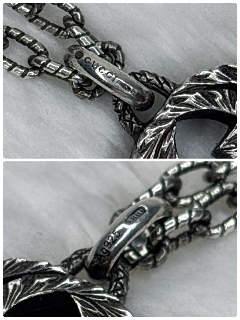 一級品✨GUCCI ネックレス インターロッキングG アラベスク ラージ 現行