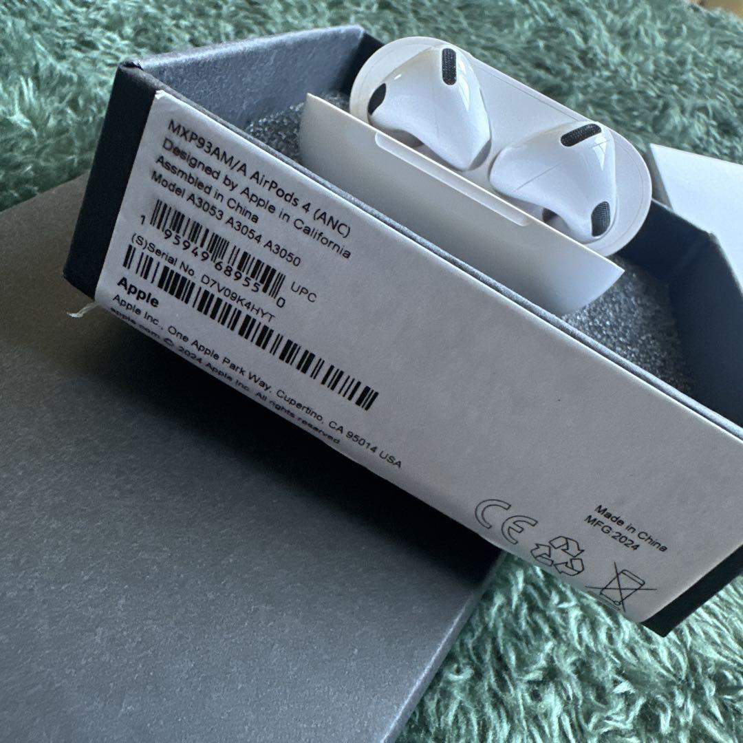 AirPods 4、アクティブノイズキャンセリング搭載