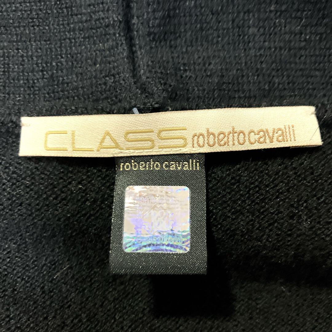 class roberto cavalli ファー付きガウン　カーディガン class roberto cavalli ファー付きガウン カーディガン