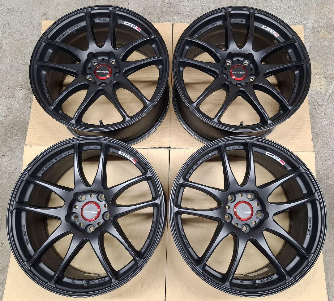 ワークエモーション 極 ホイール 4本 18インチ 8.5J スバル STI