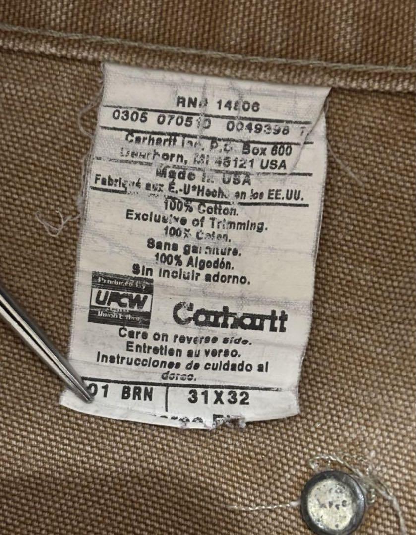 Carhartt ダックパンツ ワークパンツ ダブルニー　ペインターパンツ　古着