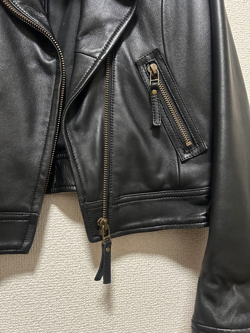 To b. by agnes b.トゥービーバイアニエスベーラムレザージャケット To b. by agnes b.トゥービーバイアニエスベーラムレザージャケット