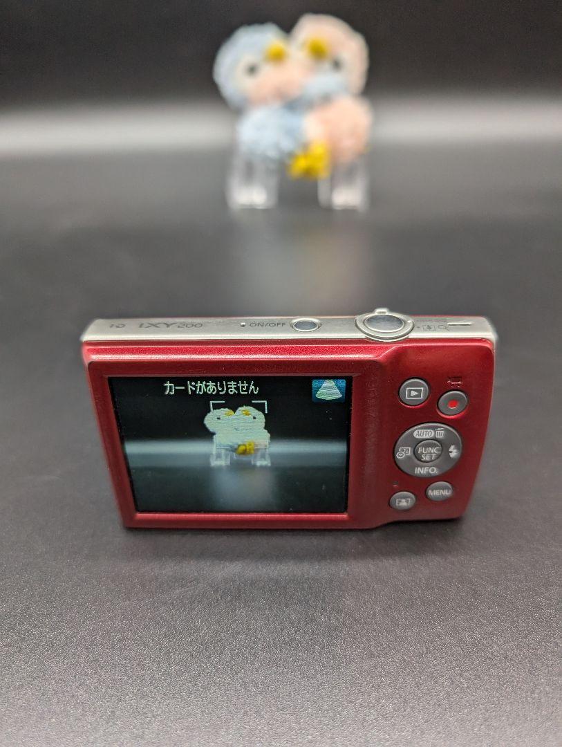【撮影OK】キヤノン　IXY200 レッド　コンデジ