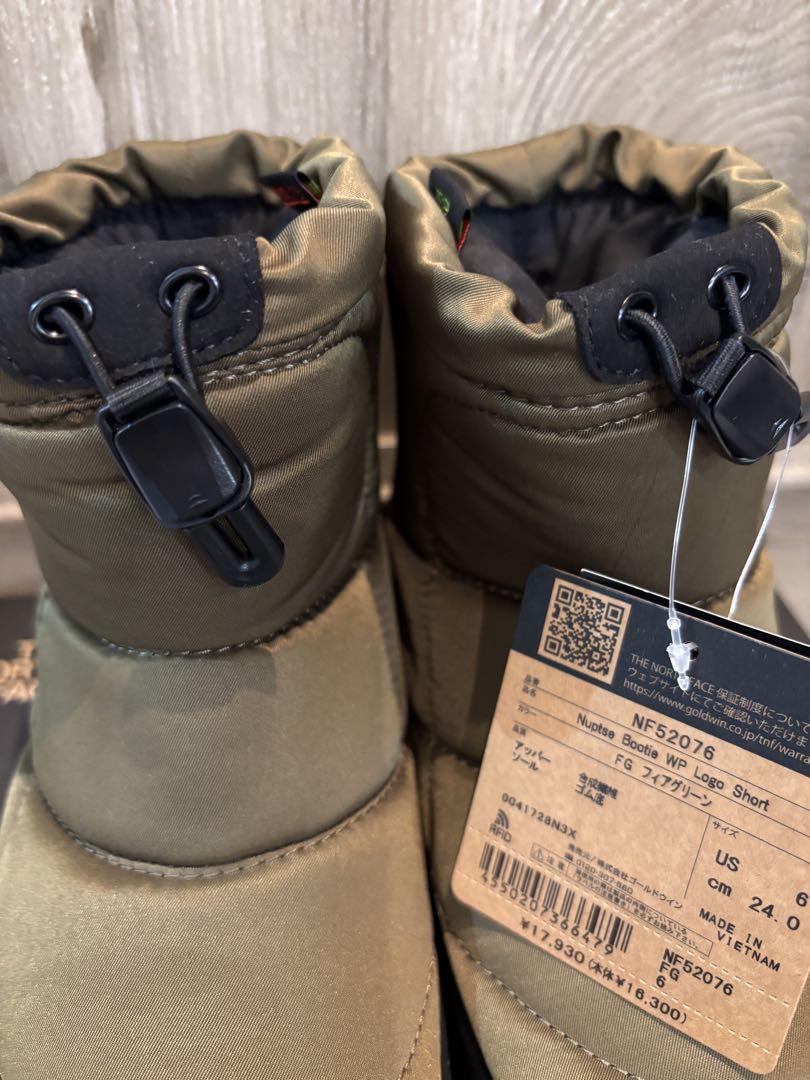 ⭐️新品未使用⭐️THE NORTH FACE ブーツ　24センチ　フィアグリーン