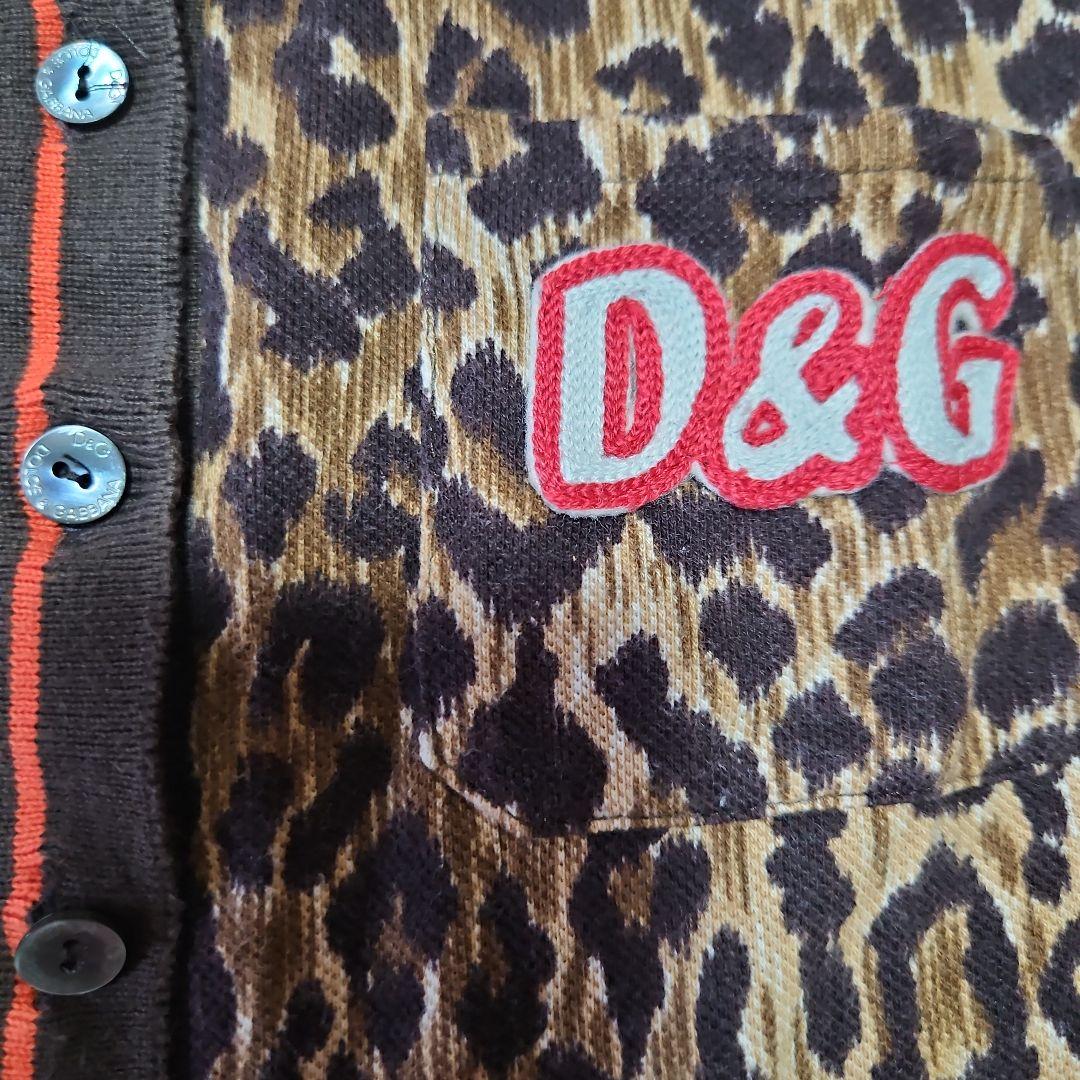 ♥️D&G ドルチェ&ガッパーナ　ヒョウ柄レオパード柄ポロシャツ♥️