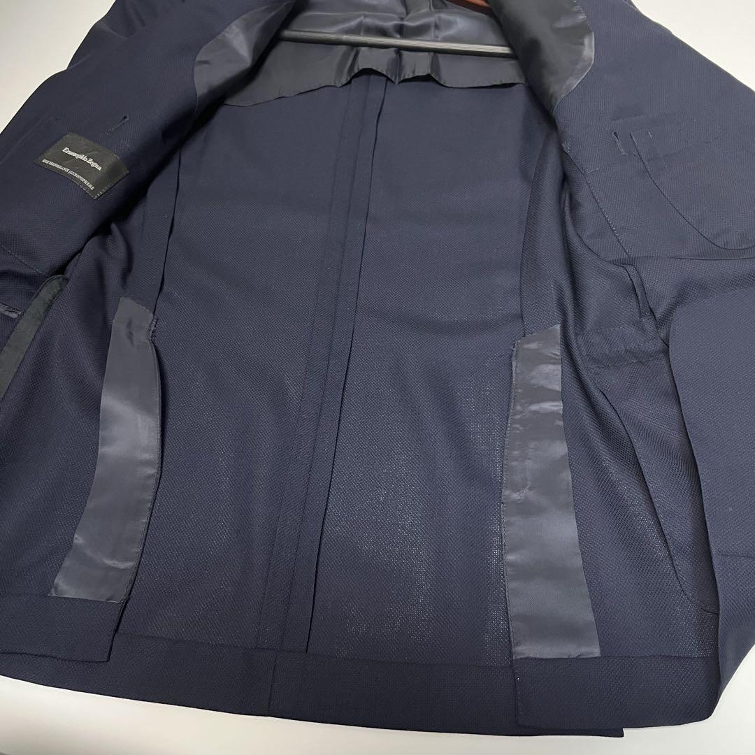 美品】ZEGNA ゼニア テーラード ジャケット 銀ボタン シルク