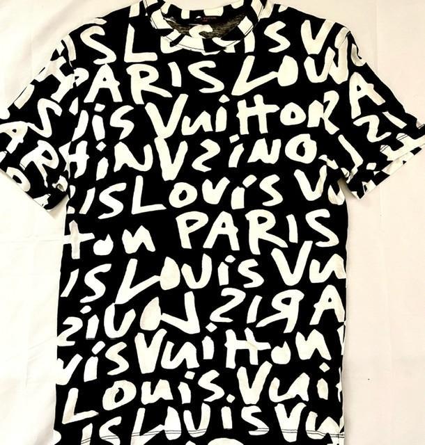 Louis Vuitton スティーブンスプラウス Tシャツ XS Louis Vuitton Stephen Sprouse Striped T-Shirt – Savonches