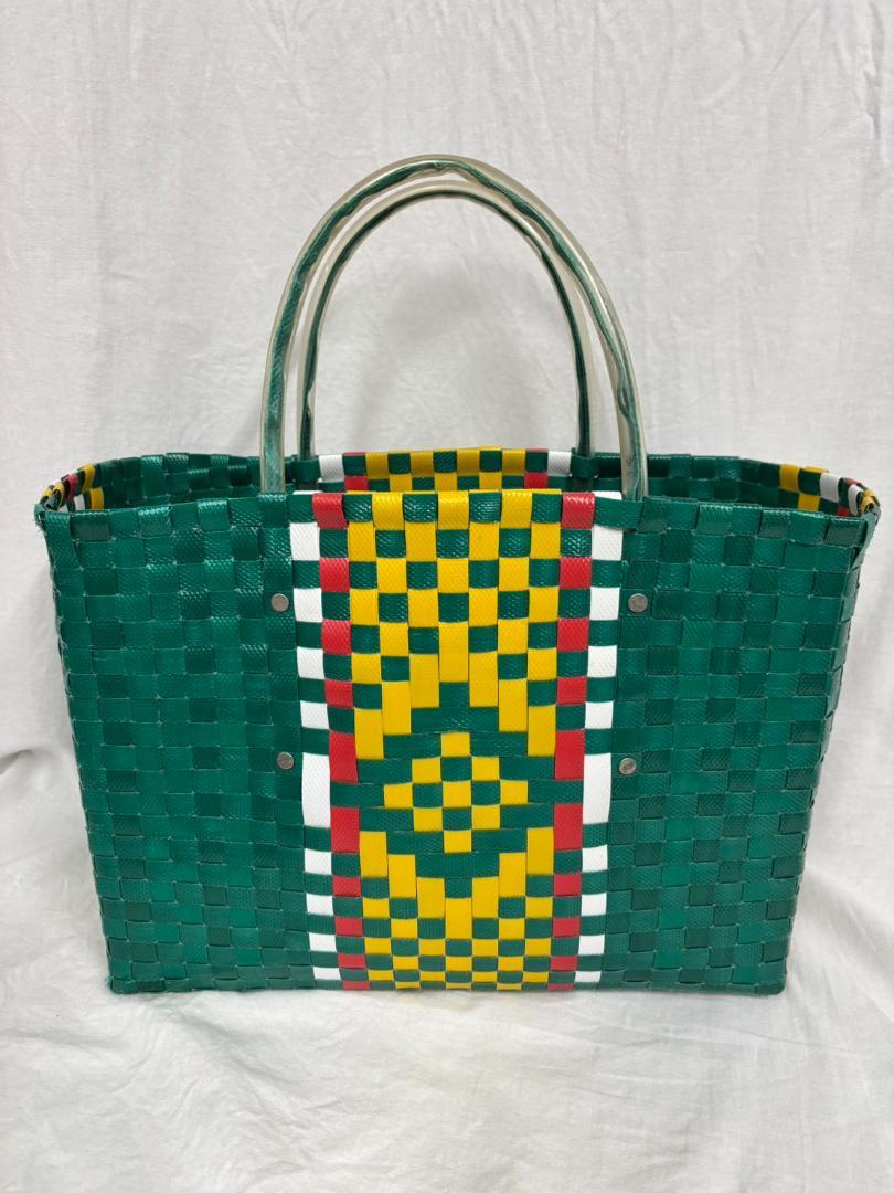 美品 MARNI マルニ マーケット かごバッグ 大 編み込みデザイン