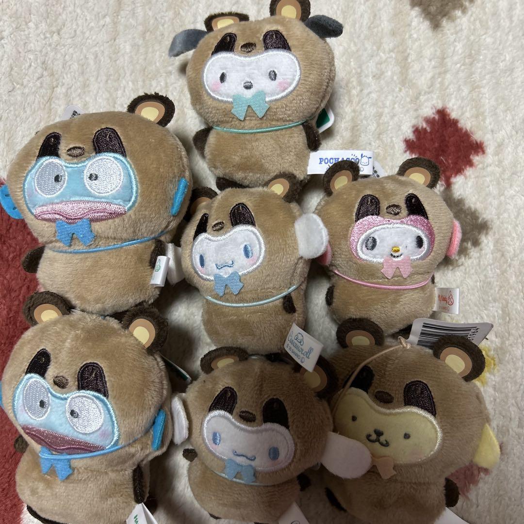 サンリオ どうぶつ着ぐるみマスコット たぬき編 - メルカリ