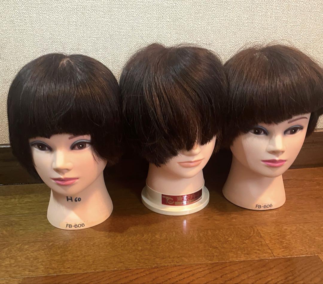カットウィッグ7体　まとめ売り