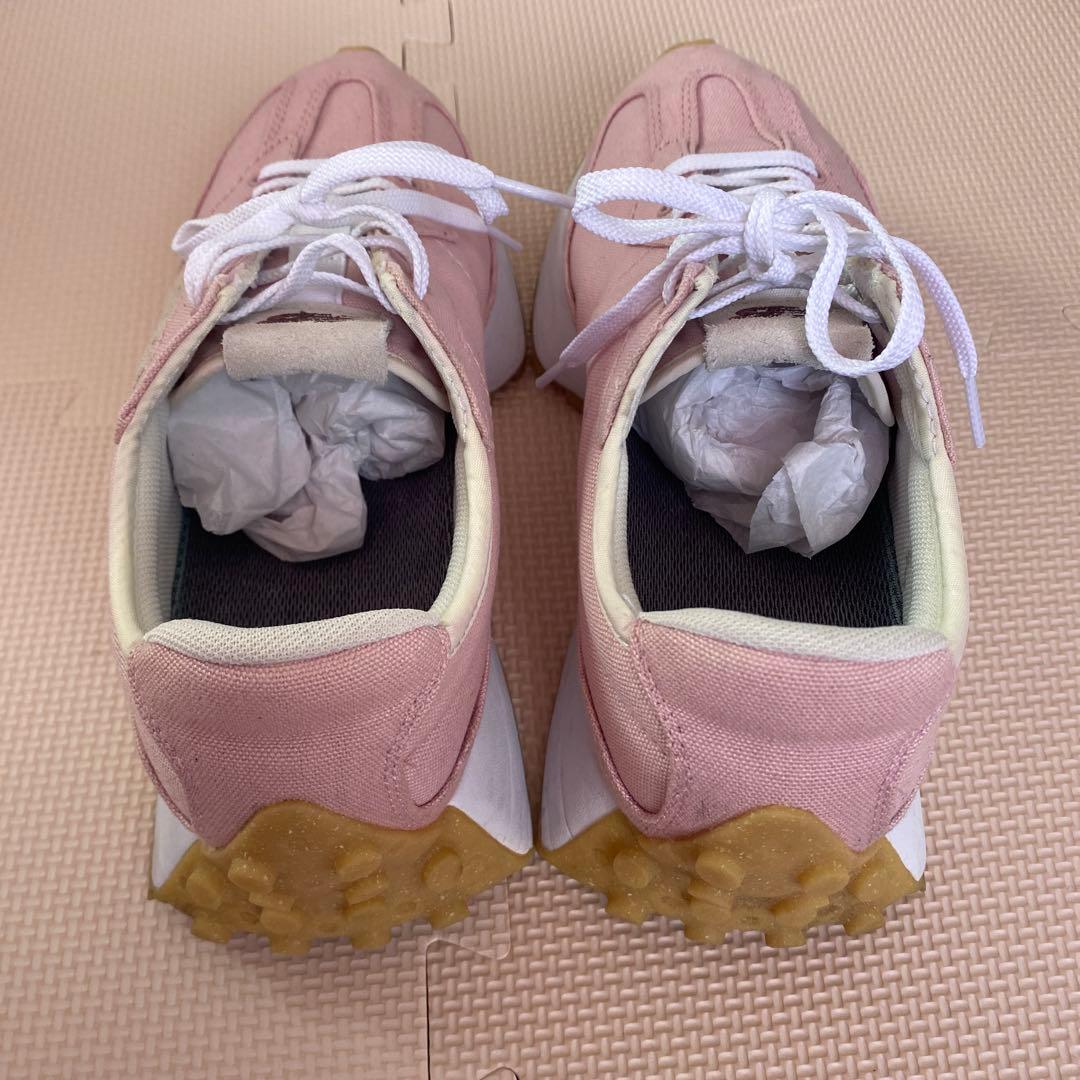 ニューバランス WS327UC ピンク キャンバス地