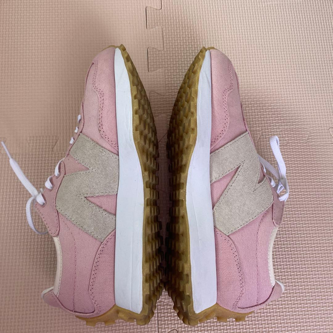 ニューバランス WS327UC ピンク キャンバス地