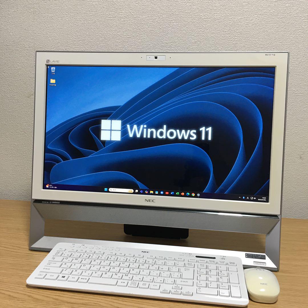 NEC LAVIE 地デジ 一体型 デスクトップ Win11 21.5'モニター
