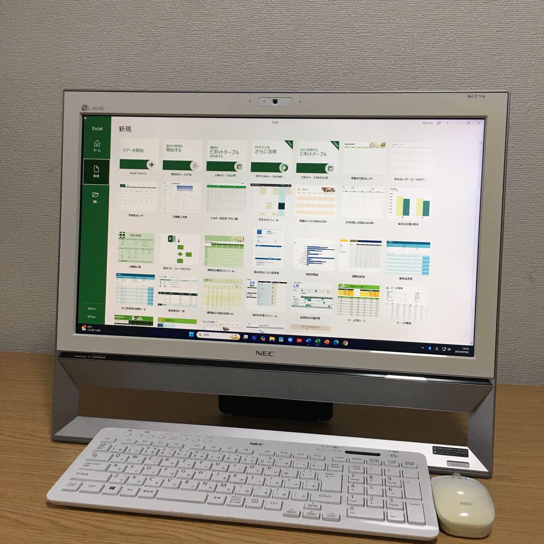 NEC LAVIE 地デジ 一体型 デスクトップ Win11 21.5'モニター