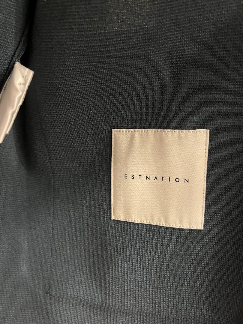 【未使用】ESTNATION ミラノリブ ジャケット ブルー サイズM
