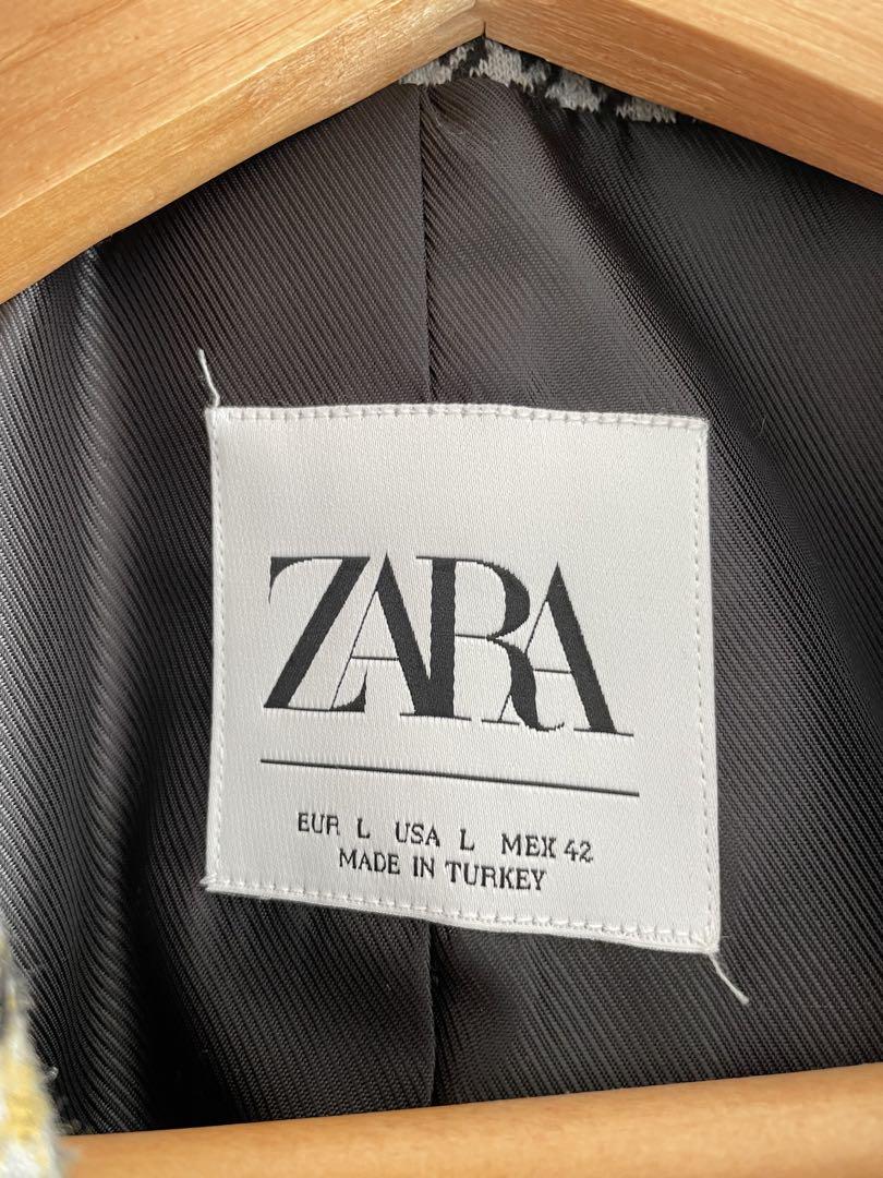 コート 千鳥柄 ZARA